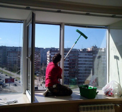 Мытье окон в однокомнатной квартире Казань